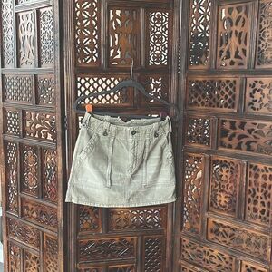 Free Peaople military/Utilities mini skirt. Like New.